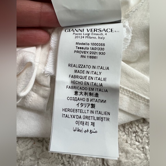 Authentic Versace Kids Greca-trim logo-print T-shirt dress 36M - Picture 7 of 8